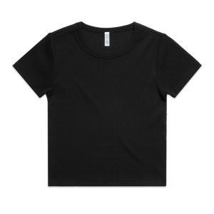 Wo's Organic Rib Tee 4092G